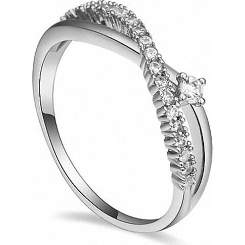 TRACYSWING Real Austrian Crystals Brand AAA Zirconia Micro Inlays Fashion Ring for women New Geometric Th-108712