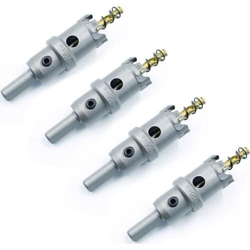 1PC Cemented Carbide 21 22 23 24 25mm Hole Saw Metal Woodworking Core Drill Bit Hinge Cutter Boring Bit Tipped Drilling Tool
