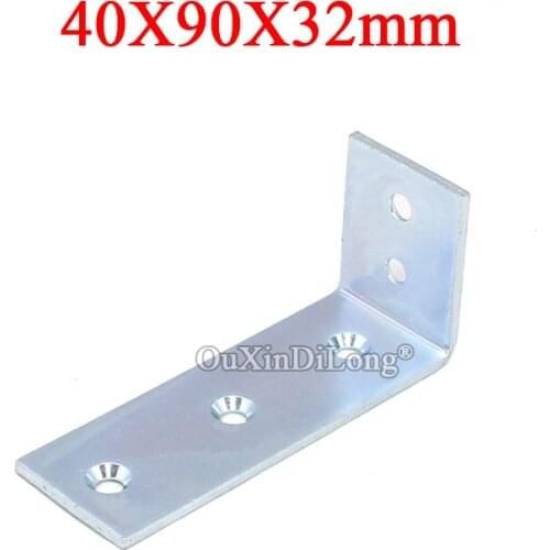 New 10PCS "L" Thicken Metal Right Angle Joint Corner Braces Board Frame Partition Fixed Holder Brackets Reinforced Connectors