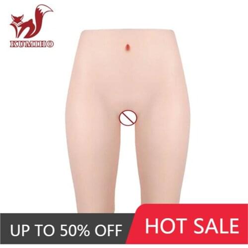 KUMIHO 1G 5-point Silicone Vaginal Pants Vagina For Crossdresser Transgender Artificial Pussy Pants Drag Queen Enhancer Hip