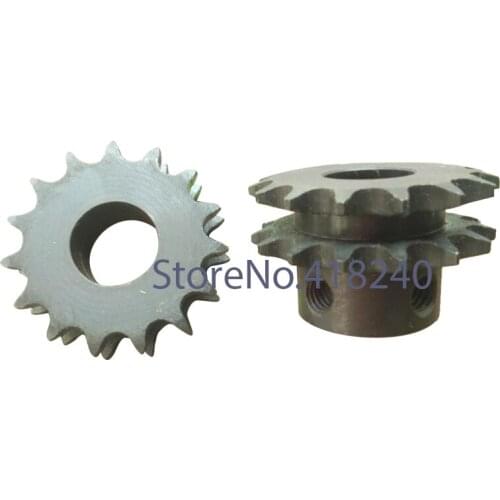 Computer Embroidery Machine Accessories Two Rows Of Main Vice Sprocket Driven 2 Row Chain Gear