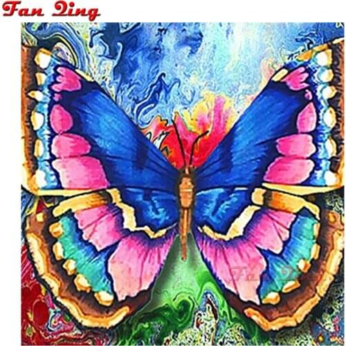 Diamond Painting Butterfly Home Decoration Full Drill Square Embroidery Rhinestone Picture Handcraft Kit