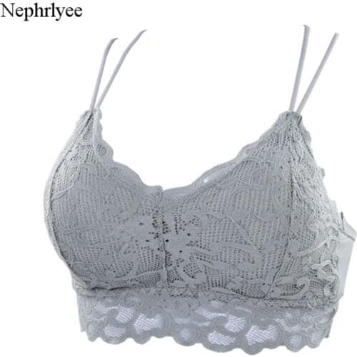 2021 New Wire Free Push Up Bra Cross Strap Sexy Lace Bra Top Women Bralette Underwear Lingerie Seamless Sports Bras CA238