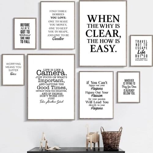 Black and White Minimalism Canvas Modern Poster Art Indoor Living Room Bedroom Decorative Wall Painting