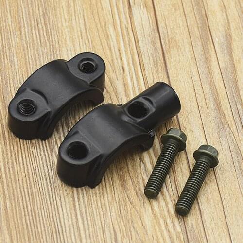 8mm Mirror Mount Handle Bar Handlebar Clamp Holders Universal For Motorcycle