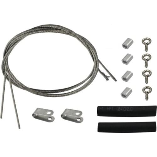 FBIL-Rc Car Modified Part Steel Rope DIY Modified Accessories for 1/10 Rc Crawler Traxxas TRX4 SCX10 D90 1/12 MN90