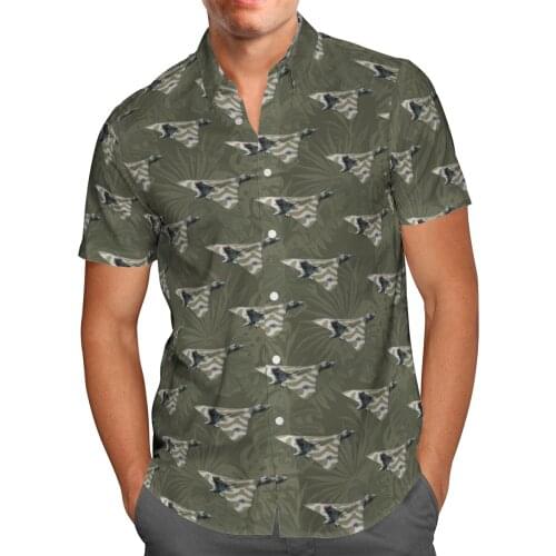 Fighter 3D Beach Hawaiian 2021 Summer Mens Shirt Short Sleeve Shirt Streetwear Oversized 5XL Camisa Social Chemise Homme-569