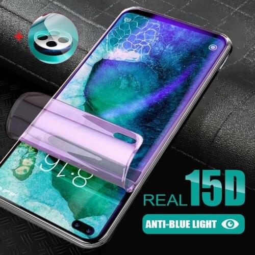 36D Hydrogel Film For Huawei P30 P20 Pro P Smart Z Plus Soft Film For Nova 3E 3i 4 5 6 5T 5i Camera Glass Protector Film 2in1