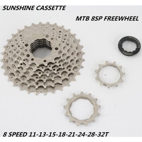 SUNSHINE CASSETTE MTB Mountain Bike Bicycle 11-32T 11-36T 8 9 10 11 Speed CP Finish Freewheel
