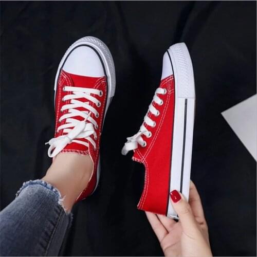 Woman Men Sneakers Canvas Vulcanize Shoes Fashion Shoes Ladies Yellow Red Shoe Tenis Feminino Zapatos Mujer