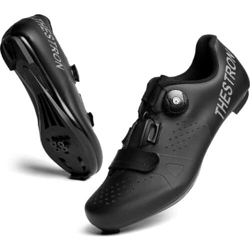 New Arrival Cycling Shoes Men Breathable Sports MTB Self-Locking Road Bike Sneakers Mountain Racing Bicycle Flat Cleat SPD Shoes