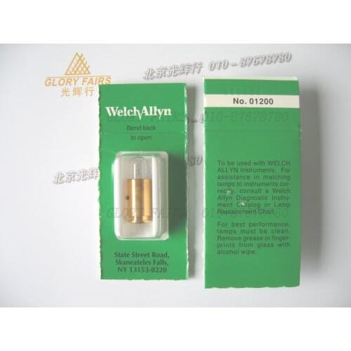 Welch Allyn 01200-U bulb,ophthalmic 4.65V 12W,indirect ophthalmoscope,12000,12500-D/DY/Y,binocular,WelchAllyn 01200 halogen lamp