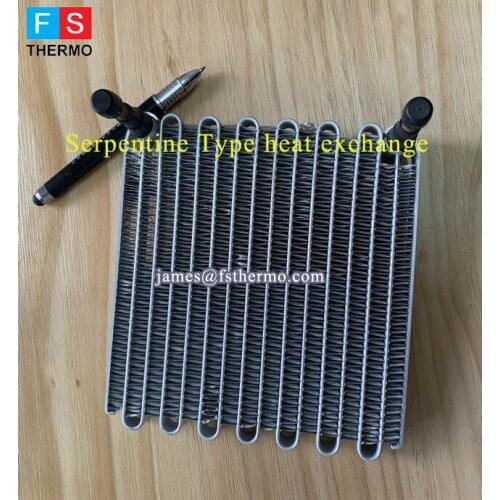 Micro conderser heat exchanger for mini refrigeration system portable air conditioner