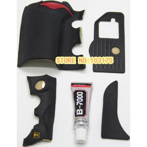 New A Unit of 4 Pieces Grip Rubber Unit USB Rubber For Nikon D700 DSLR Camera+ 3M Tape +Glue