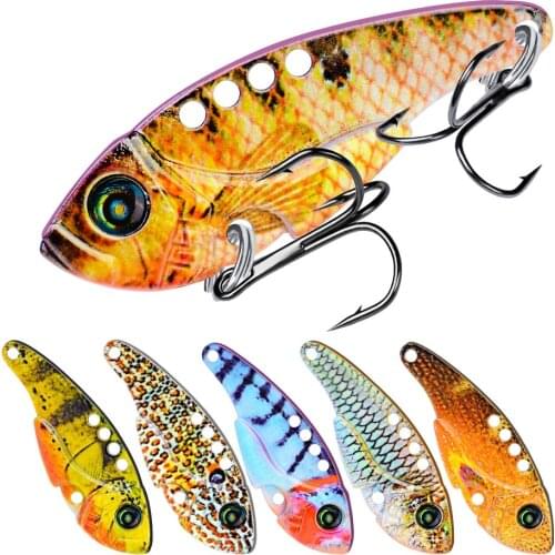 54mm Metal Plate Lure 11g Sequins Lures Fly Metal Iron Simulation Bait Explosion Models DW1153