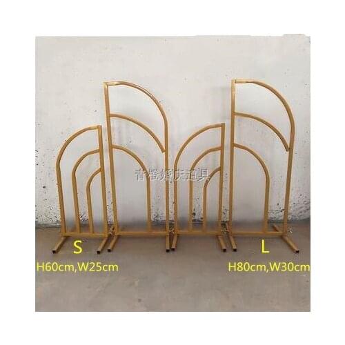 Wedding props new iron art guide T stage phantom screen ornament film flower art guide shelf aisle flower shelf