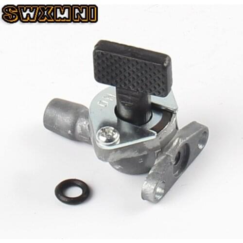High quality Silver Carb Air Cooled Carburetor Fuel Oil Valve Tap Switch for 49cc Mini Pocket Bike Quad ATV Simple on/off
