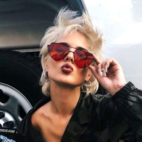 2019 Classy Ladies Fashion Sunglasses Vintage Triangle Metal Frame Designer Women Sun Glasses