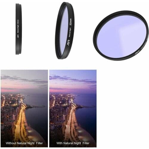 49 52 58 62 67 72 77 82 86mm Natural Night Light Pollution Lens ilter Light Pollution filter for Canon Nikon FUji Sony