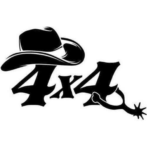 4x4 cowboy Motorcycle SUVs Bumper Car Window Laptop Car Stylings Decor Decals