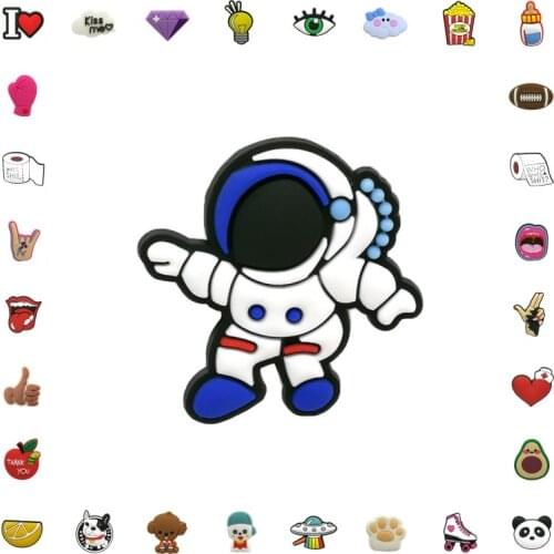 500PCS PVC Pins Cute Cartoon Creative brooch fashion Icon gift backpack Jewelry Alloy Badge Cowboy Clothes Bag Pin accessories