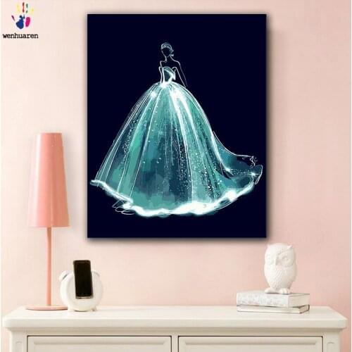 DIY colorings pictures by numbers with colors Fancy the beautiful appearance painting drawing painting by numbers framed Home