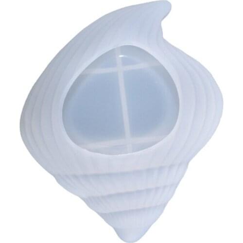 Resin Coaster Molds Conch Storage Tray Mould Silicone Agate Coaster Molds Glossy Coaster Molds for Making DIY Craft