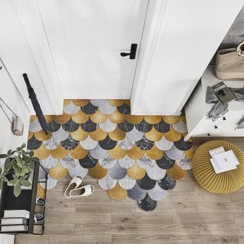 Hot sale Door Mat Area Carpet Home Entrance Pad Absorbent Carpet Kitchen Carpet DIY Carpet modern geometric carpet for floor