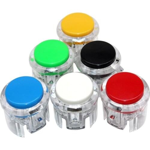 Retro Arcade Game Button No Click Sound Micro Switch Button 30MM Start Button Switch R58A