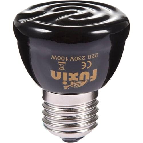 Far Infrared Pet Heating Lamp Ceramic Pet Heating Lamp Light Bulb 25W 50W 75W 100W Pet Brooder Chickens Reptile Lamp