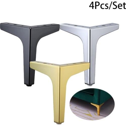 4Pcs Furniture Legs Sofa Chair feet Cupboard Cabinet foot 10.2/13.6/15.2/16.8CM Height Bed legs with screws