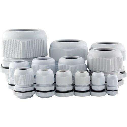 Nylon Cable Waterproof Connector Waterproof Sealing joint Cable Locking Fixed Head Screw Sleeve Connector Glands