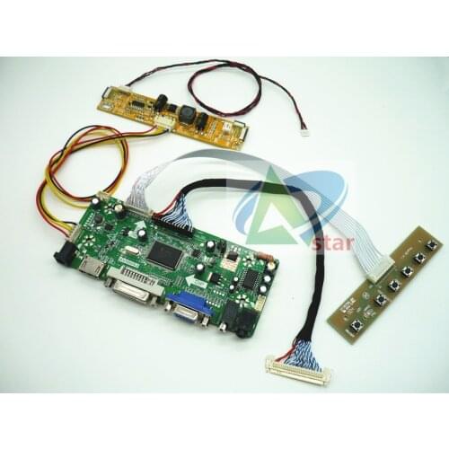 HDMI+DVI+VGA+AUDIO LCD Controller Board kit 21.5" M215HGE-L10/21/23 LM215WF4 M215HW01 VB 1920*1080 LCD controller board DIY kits