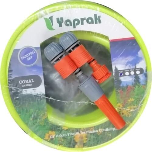 Braided Unbreakable Garden Hose 15 M + Fountain and Apparatus