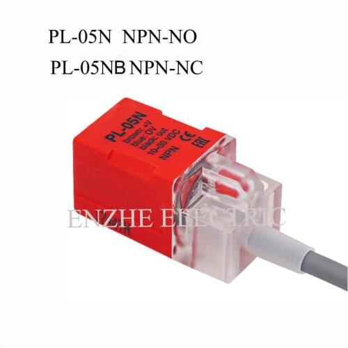 Fotek Proximity switch sensor three-wire DC PL-05N PL-05NB NPN-NO/NC general cormer column approach switch IP67 Metal sensor