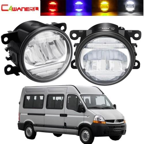 2in1 Fog Light Assembly Daytime Running Lamp For Renault Master II 1998-2010 Car Front Bumper DRL Fog Light 30W 8000LM 12V