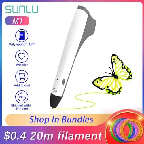 3D Pen M1 3D Printing Pen Professional Filament PLA PCL Ultra-quiet Operation 3D Pens Kids Explore Creation Gadget