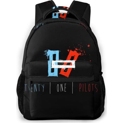 Twenty One Pilots Backpack for Girls Boys Travel RucksackBackpacks for Teenage school bag