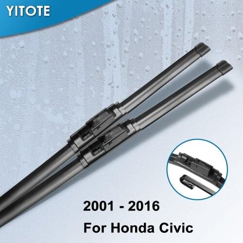 YITOTE Windscreen Wiper Blades for Honda Civic 7th 8th 9th Generation ( for International Version Only )