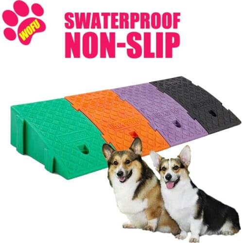 WOFUWOFU Waterproof Outdoor Pet Dog Stairs Steps Dog House Stairs Ramp Ladder Portable Cat Climbing Ladder