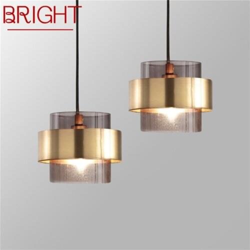 BRIGHT Nordic Pendant Light Fixture Modern Simple LED Lamp Decorative For Home Bedroom Dining Room