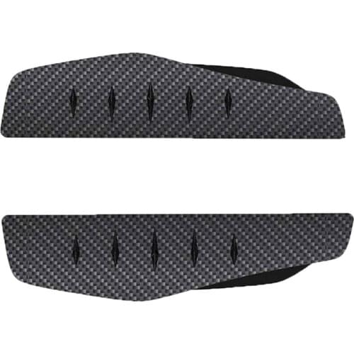 Mirror Rain Visor Smoke Guard Carbon Fiber Rear View Side Mirror Rain Eyebrow Cover for Car,Truck,SUV