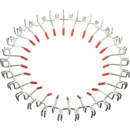 50 Piece Pegboard Hooks Wall Shelf Tool Hangers Organizer Storage Display Hardware Tools