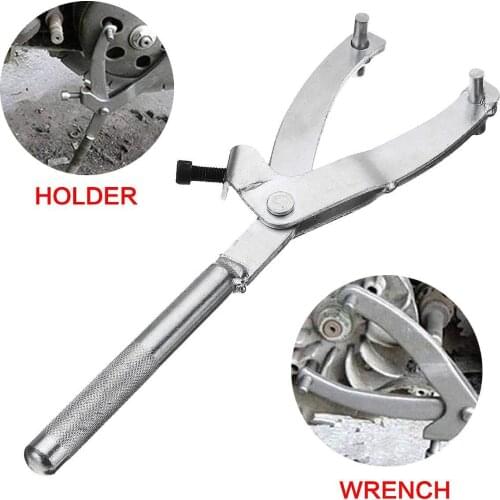 Motorcycle Accessries For ATV Scooter Spanner Wrench Variator Flywheel Clutch Holder Remover Puller Tool 28Cm