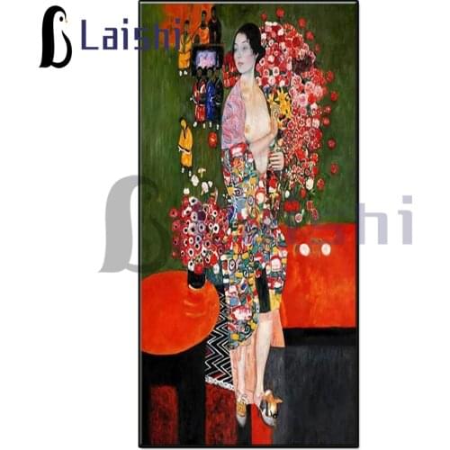 Diamond embroidery Gustav Klimt diamond mosaic diamond painting Abstract japanese dancing girl full square round rhinestone