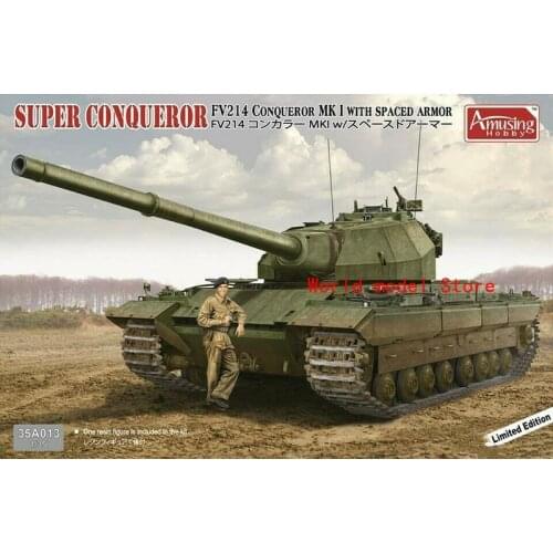 Amusing Hobby 35A013 1/35 British Heavy Tank FV214 Conqueror MK.I w/Spaced Armor