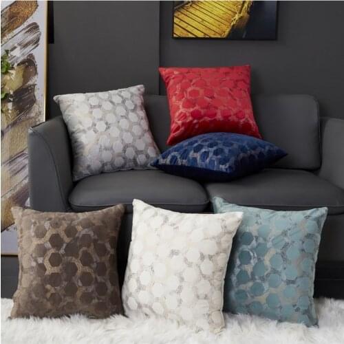 Beige Grey Coffe Velvet Bronzing Cushion Cover Home Decor Pillow Cover 45x45cm Pillow Case sofa cushions decorative Throw