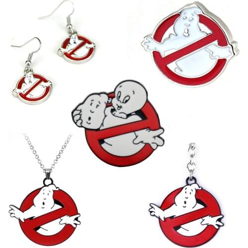 Dongsheng Fashion Ghostbusters Key Chain Hot Movie Key Rings for Gift Chaveiro Car Keychain Jewelry Game Key Holder Souvenir