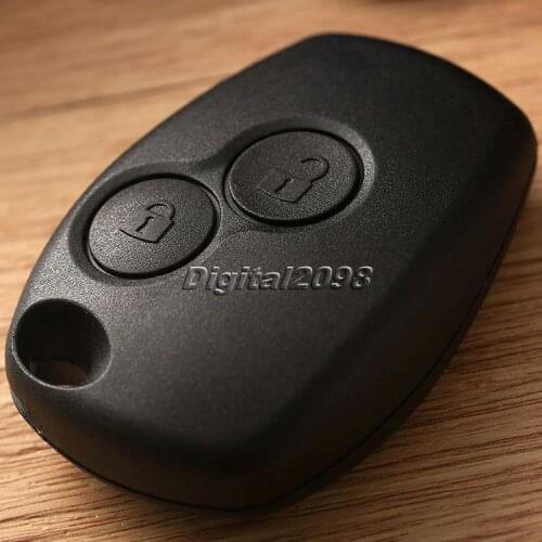 Yetaha 2017 2 Buttons Car Key Case Key Fob Remote Locking Shell Case Lock Unlock Key Shell Cover For Modus Clio 3 Twingo