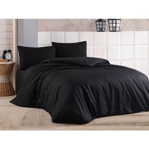 Land Of dowry Almond Double Personality Duvet cover set Black